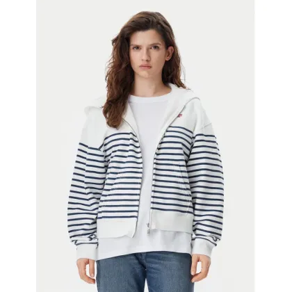 Zdjęcie Tommy Jeans Bluza Script Logo DW0DW20303 Biały Boxy Fit