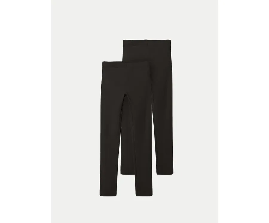 obrazek 1 NAME IT Komplet 2 par legginsów 13205781 Czarny Slim Fit
