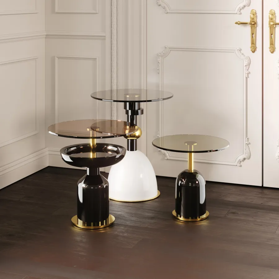 obrazek 1 Stylowy komplet trzech stolików do salonu