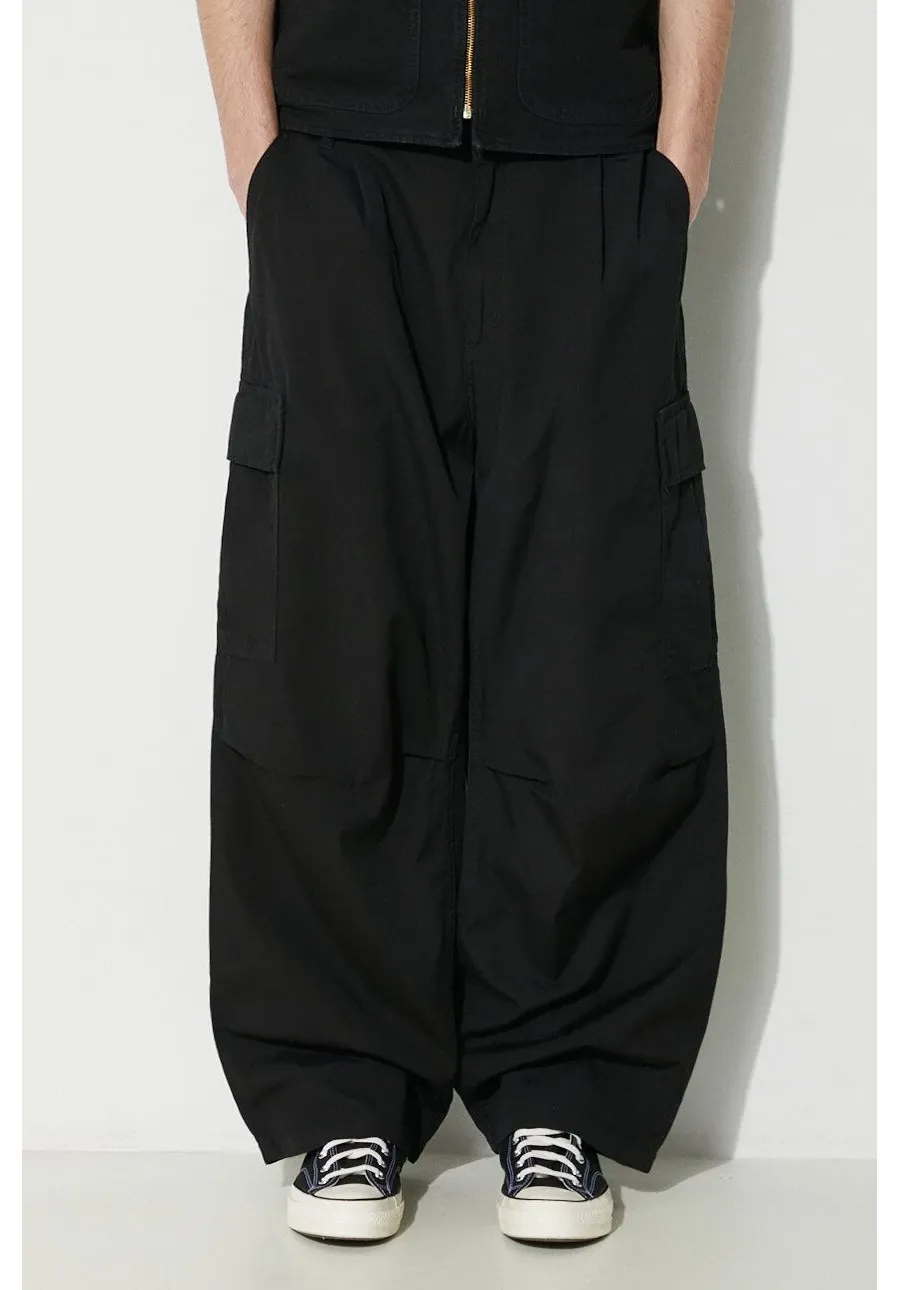 obrazek 1 Carhartt WIP spodnie bawełniane Cole Cargo Pant kolor czarny proste I030477.8902