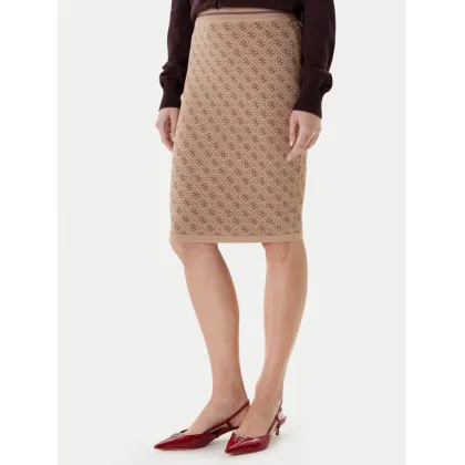 Zdjęcie Guess Spódnica ołówkowa W4BD53 Z37K0 Beżowy Regular Fit