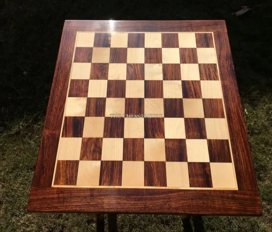 obrazek 2 Piękny drewniany tradycyjny stół szachowy - The Chess Empire