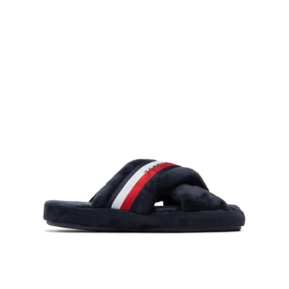 Zdjęcie Tommy Hilfiger Kapcie Comfy Home Slippers With Straps FW0FW06587 Granatowy