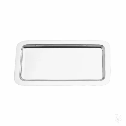 Zdjęcie Piękna stylowa prostokątna taca ze srebra - Zaramella Argenti