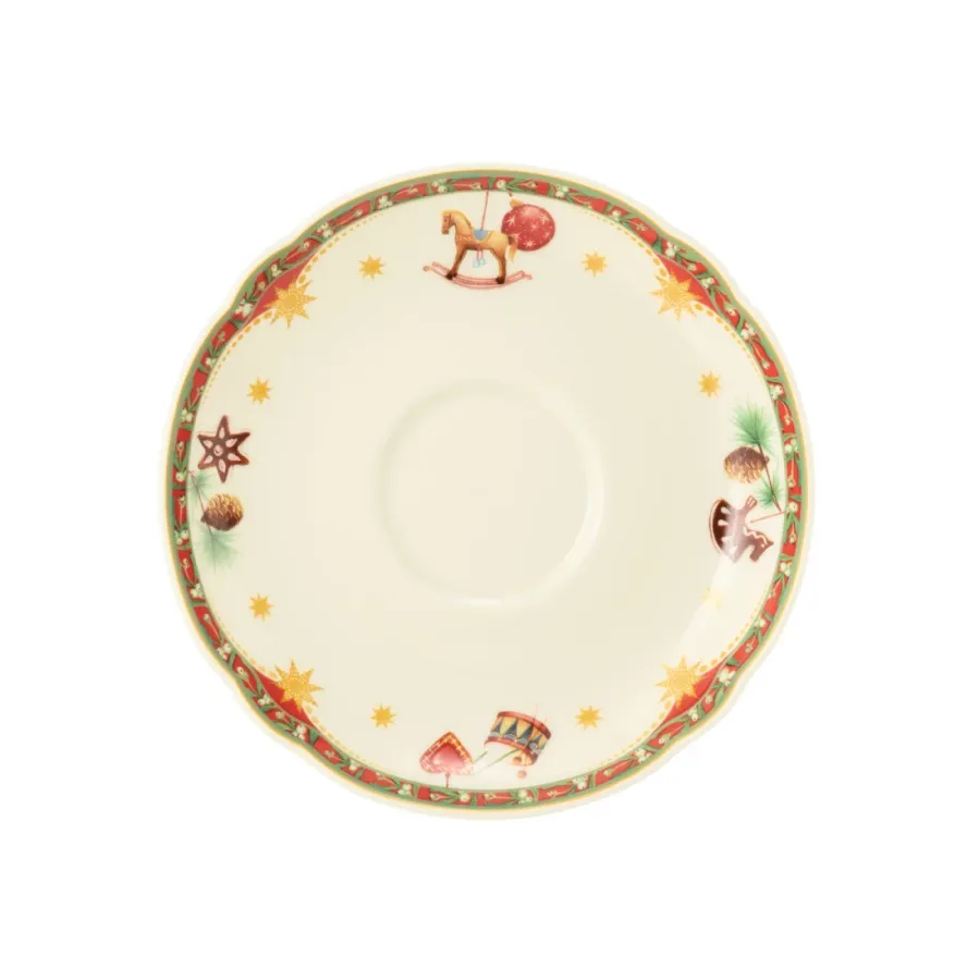 obrazek 1 Porcelanowy spodek 15 cm ze świątecznym zdobieniem - Seltmann Weiden