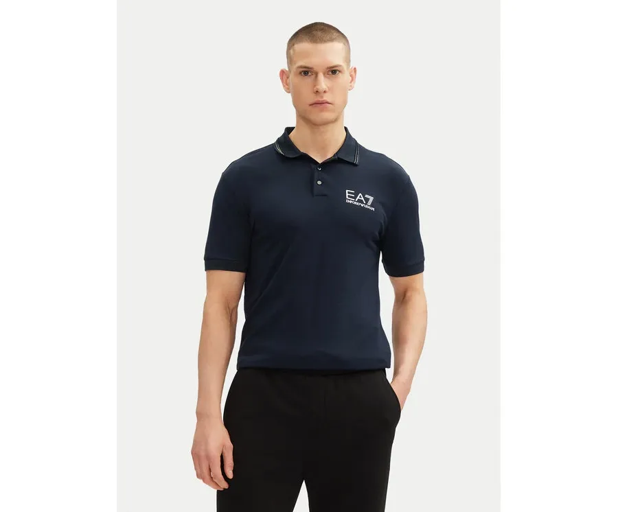obrazek 1 EA7 Emporio Armani Polo 7M000300 AF13739 UB102 Granatowy Slim Fit