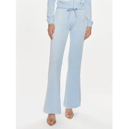 Zdjęcie Juicy Couture Spodnie dresowe Heritage Dog JCBBJ223814 Błękitny Slim Fit