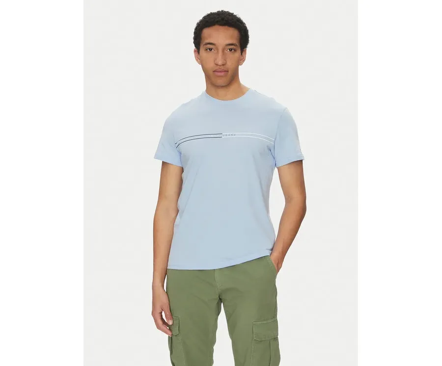 obrazek 1 Tommy Jeans T-Shirt Entry Graphic DM0DM20779 Niebieski Slim Fit