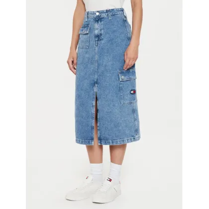 Zdjęcie Tommy Jeans Spódnica jeansowa Claire DW0DW18226 Niebieski Regular Fit