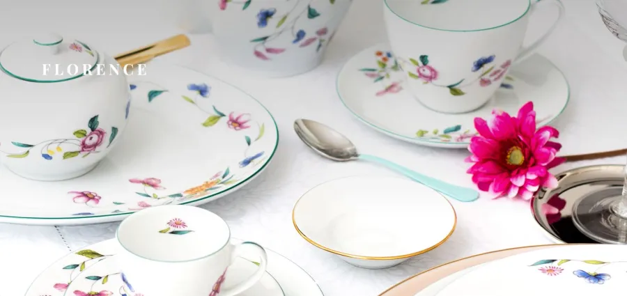 obrazek 4 Zjawiskowa porcelanowa kremerka Florence do jadalni