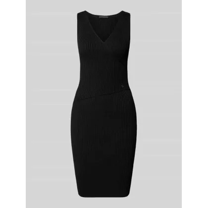 Zdjęcie Sukienka mini z drobnym prążkowaniem model ‘LUCILLE’