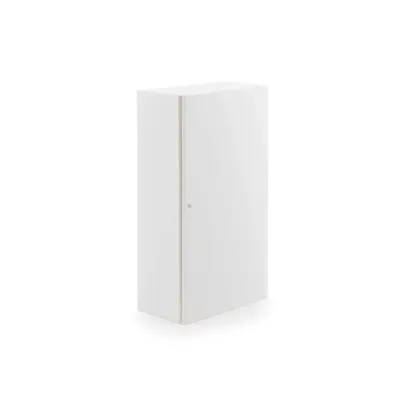 Picture Elegant white Urbn Balcony cabinet made of aluminum for the terrace