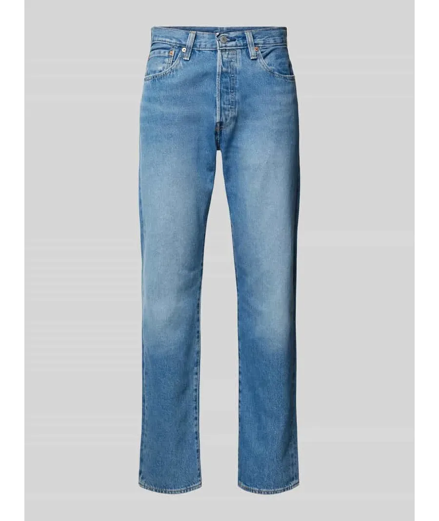 obrazek 1 Jeansy o kroju regular fit z 5 kieszeniami model ‘CHEMICALS’