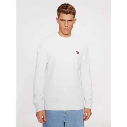 Zdjęcie Tommy Jeans Sweter Tonal Xs Badge DM0DM17776 Szary Regular Fit