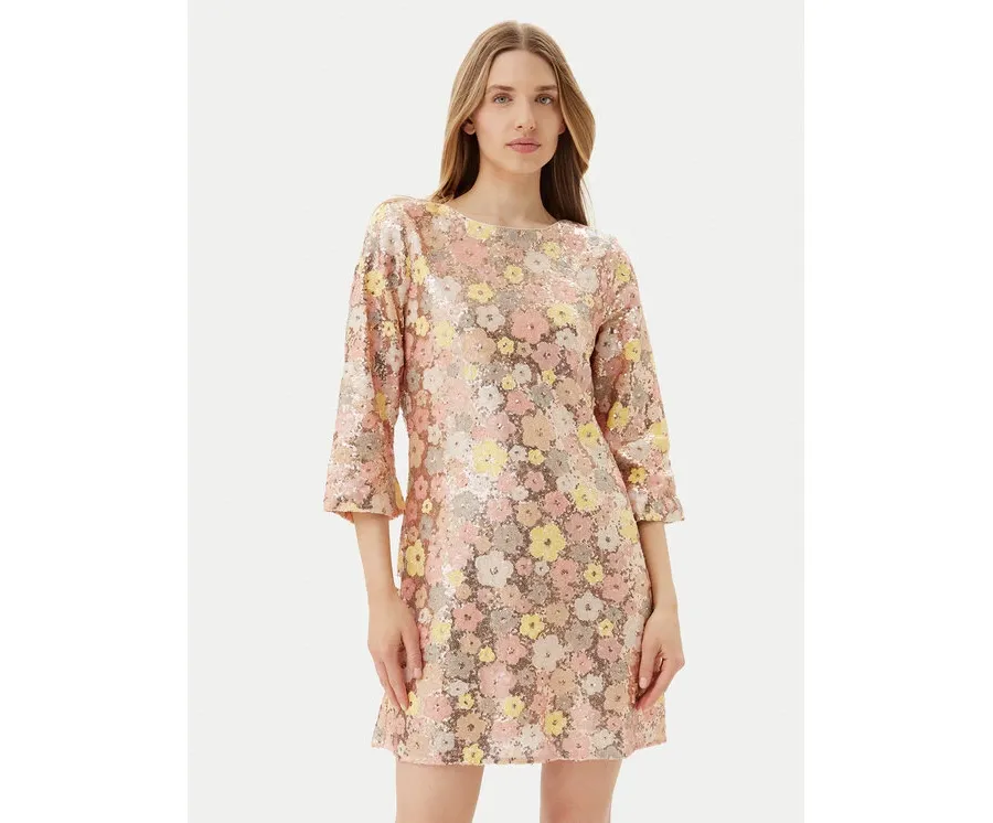 obrazek 1 Bruuns Bazaar Sukienka koktajlowa Alternifolius BBW4520 Kolorowy Regular Fit