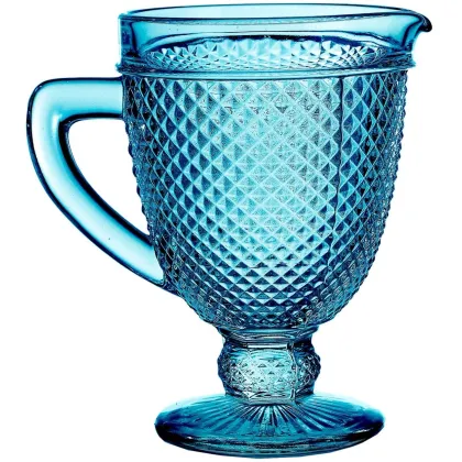 Zdjęcie Klasyczny niebieski dzban z kolekcji Bicos Azul o wyjątkowym kształcie - Vista Alegre