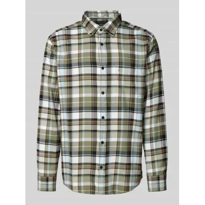 Zdjęcie Koszula casualowa o kroju regular fit z kołnierzykiem typu button down