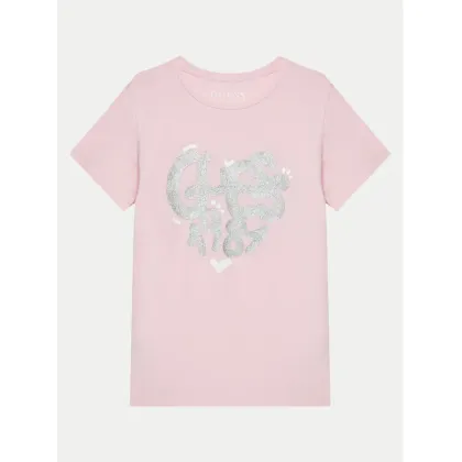 Zdjęcie Guess T-Shirt K5RI02 K6YW4 Różowy Regular Fit