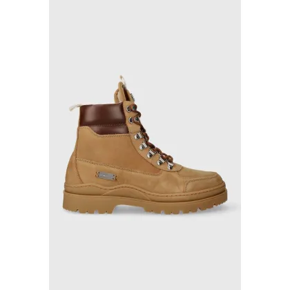 Zdjęcie Filling Pieces buty zamszowe Mountain Boot Quartz męskie kolor brązowy 63333369985