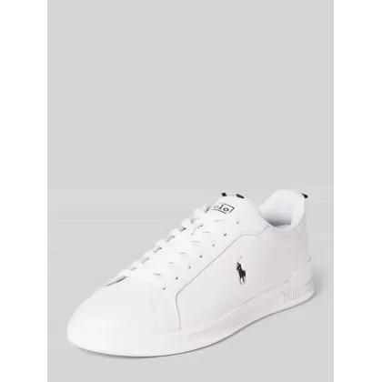 Zdjęcie Sneakersy skórzane z nadrukiem z logo