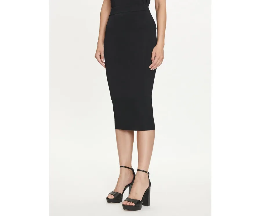 obrazek 1 Armani Exchange Spódnica ołówkowa 6DYN1D YMH6Z 1200 Czarny Slim Fit