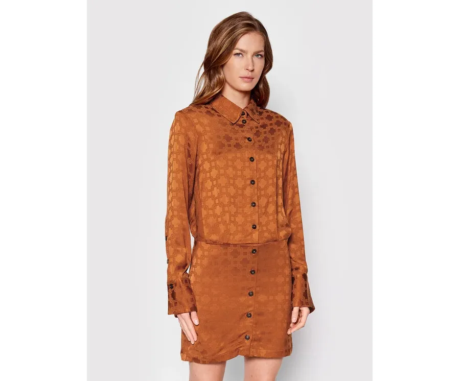 obrazek 1 Herskind Sukienka koszulowa Bree 4426876 Brązowy Regular Fit