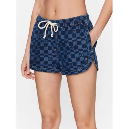 Zdjęcie Roxy Szorty jeansowe New Impossible ERJDS03300 Granatowy Regular Fit