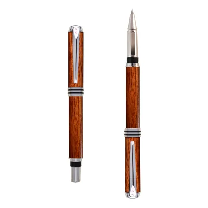Picture Prestigious Bubinga wood pen - Antea Roller Bubinga - M'Art