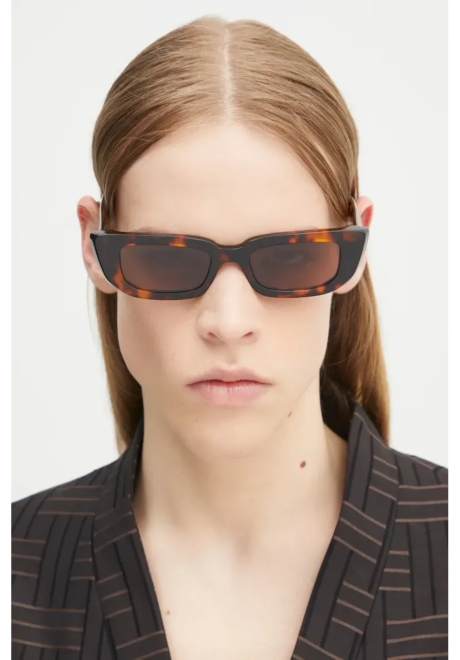 obrazek 1 AMBUSH okulary przeciwsłoneczne Nova Sunglasses damskie kolor brązowy 12115066