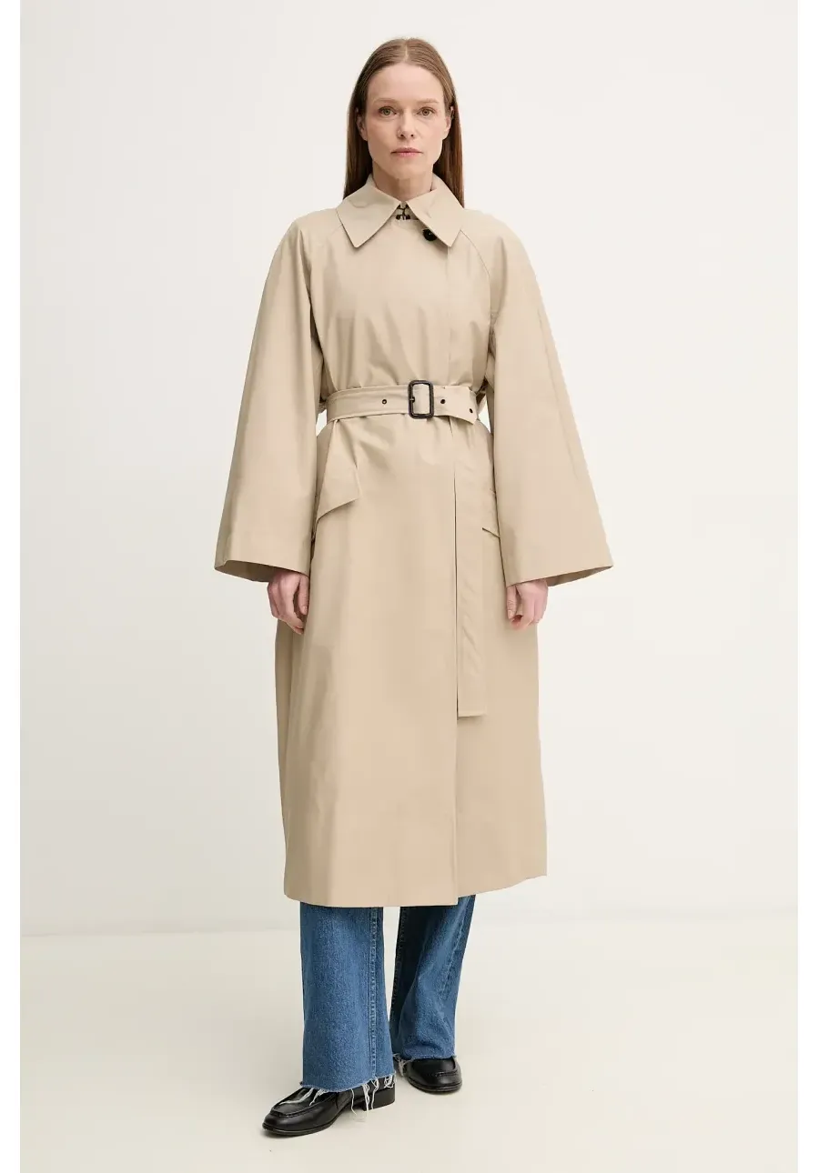 obrazek 1 Barbour trencz Barbour x Alexa Harley damski kolor beżowy przejściowy LSP0237SN11