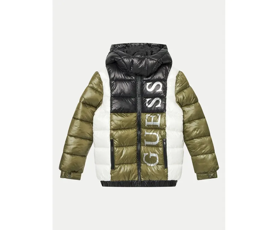 obrazek 1 Guess Kurtka puchowa L4BL06 WEGY0 Kolorowy Regular Fit