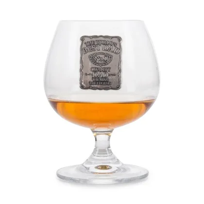 Zdjęcie Piękny kieliszek do brandy – prezent dla najlepszego taty na świecie