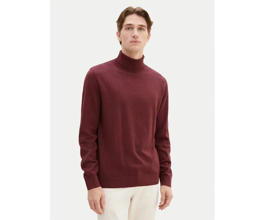 obrazek 1 Tom Tailor Golf 1038202 Bordowy Regular Fit