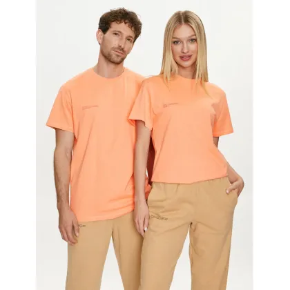 Zdjęcie Pangaia T-Shirt Tropics 365 Midweight Pomarańczowy Regular Fit