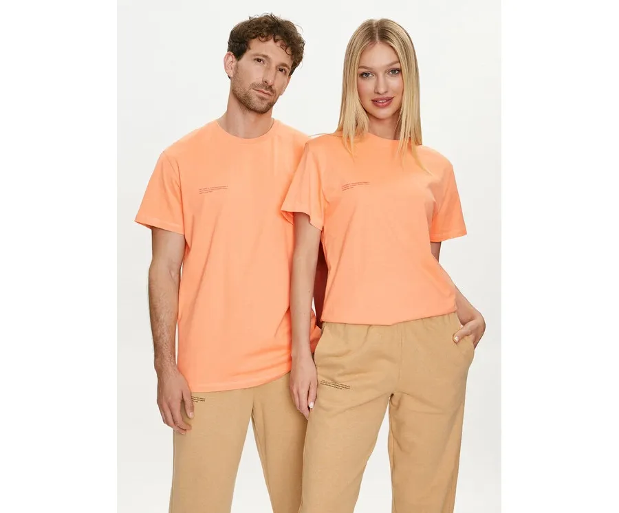 obrazek 1 Pangaia T-Shirt Tropics 365 Midweight Pomarańczowy Regular Fit