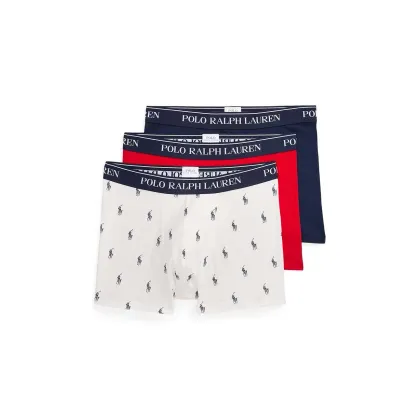 Zdjęcie Polo Ralph Lauren bokserki 3-pack męskie kolor czerwony 714830299