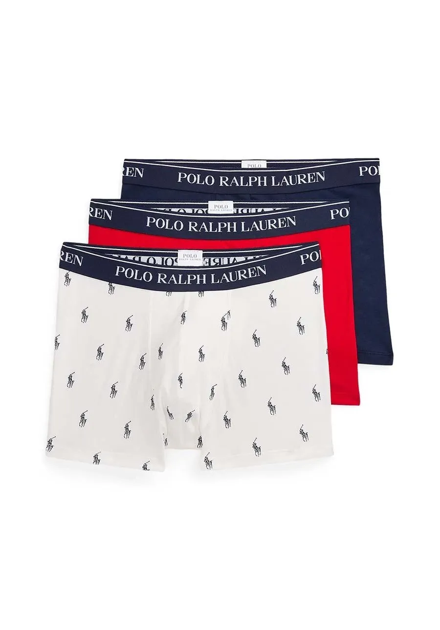 obrazek 1 Polo Ralph Lauren bokserki 3-pack męskie kolor czerwony 714830299