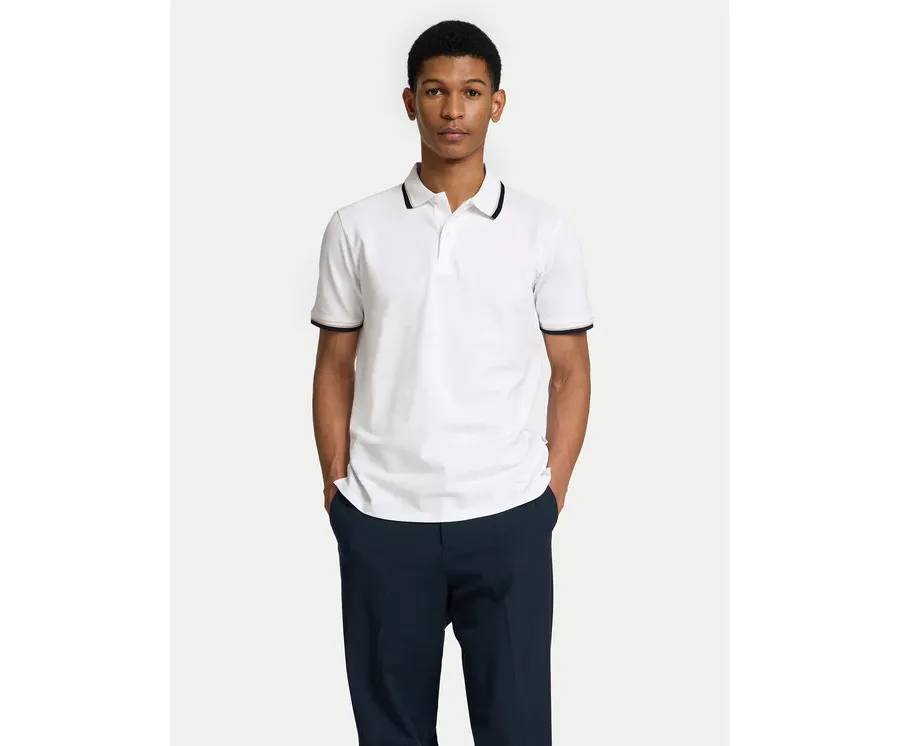 obrazek 1 Selected Homme Polo 16095852 Biały Slim Fit