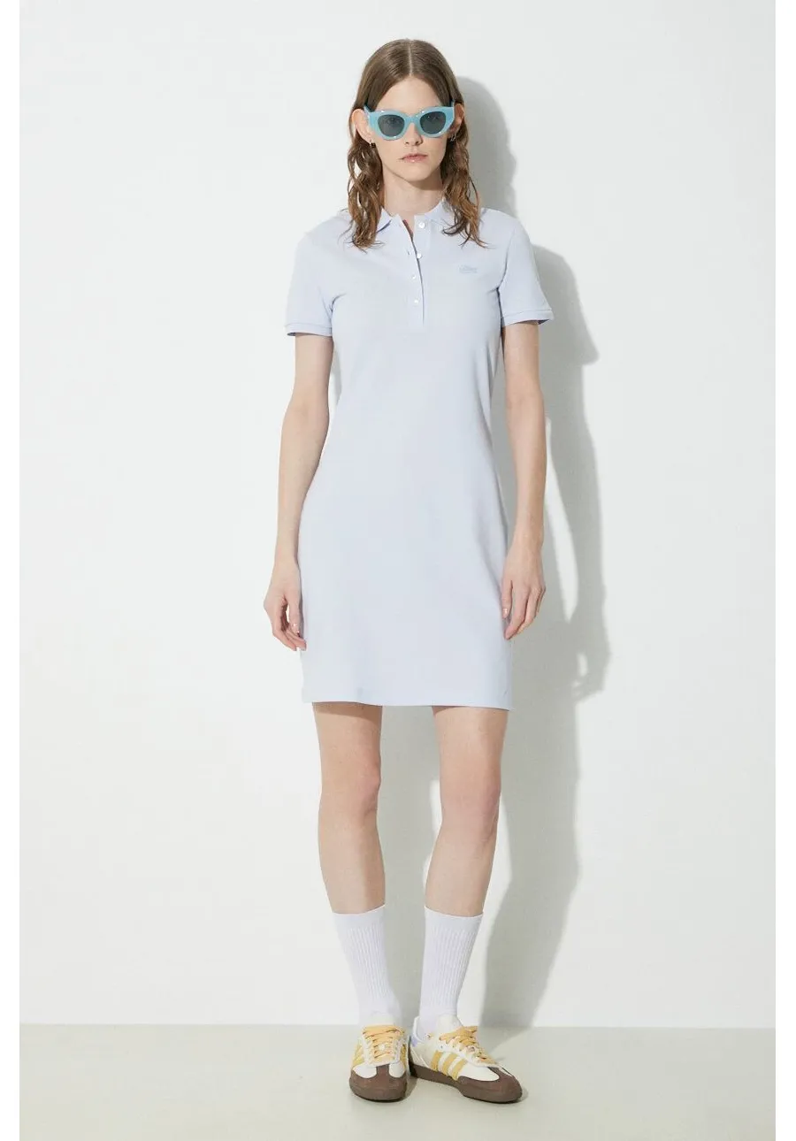obrazek 1 Lacoste sukienka kolor niebieski mini prosta