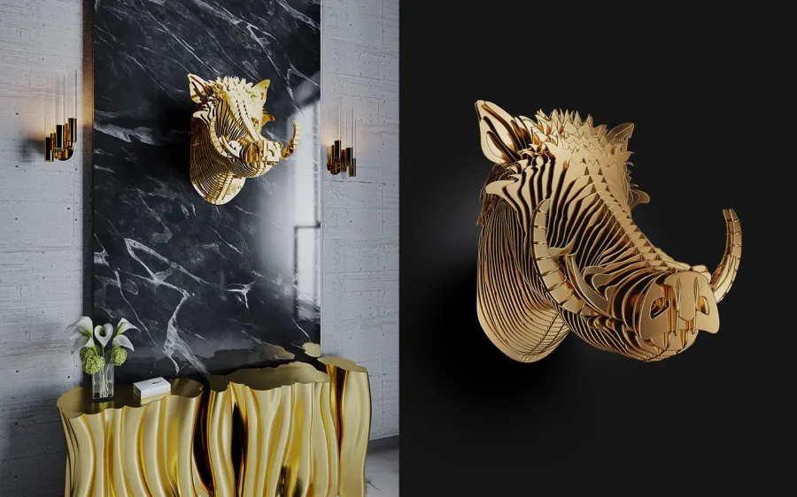 obrazek 2 Mosiężny Guziec do przedpokoju