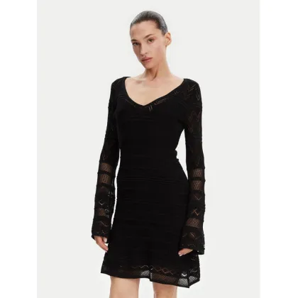 Zdjęcie Guess Sukienka dzianinowa W5GK48 Z3E22 Czarny Slim Fit