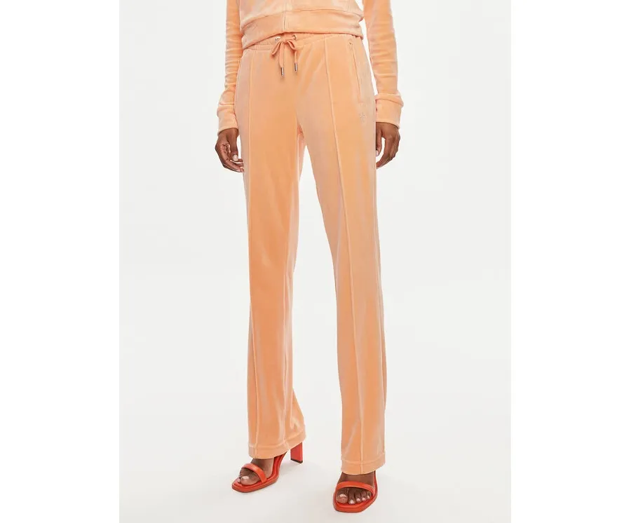 obrazek 1 Juicy Couture Spodnie dresowe Tina JCAPW045 Pomarańczowy Regular Fit