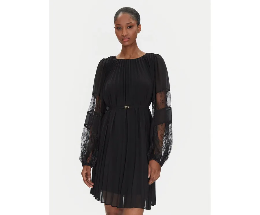 obrazek 1 TWINSET Sukienka codzienna 251TP2783 Czarny Loose Fit