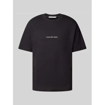 Zdjęcie T-shirt z nadrukiem z logo model ‘GRID MONOGRAM’