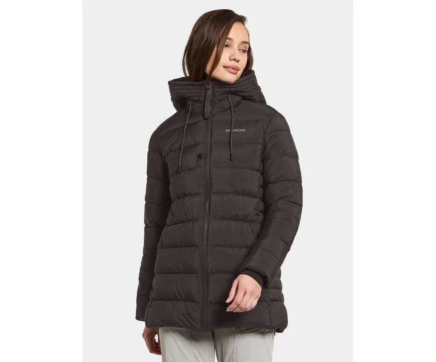 obrazek 1 Didriksons Kurtka zimowa Gisa Wns Jkt 505031 Czarny Regular Fit