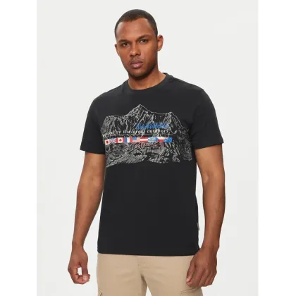 Zdjęcie Napapijri T-Shirt S-Turin NP0A4HQG Czarny Regular Fit