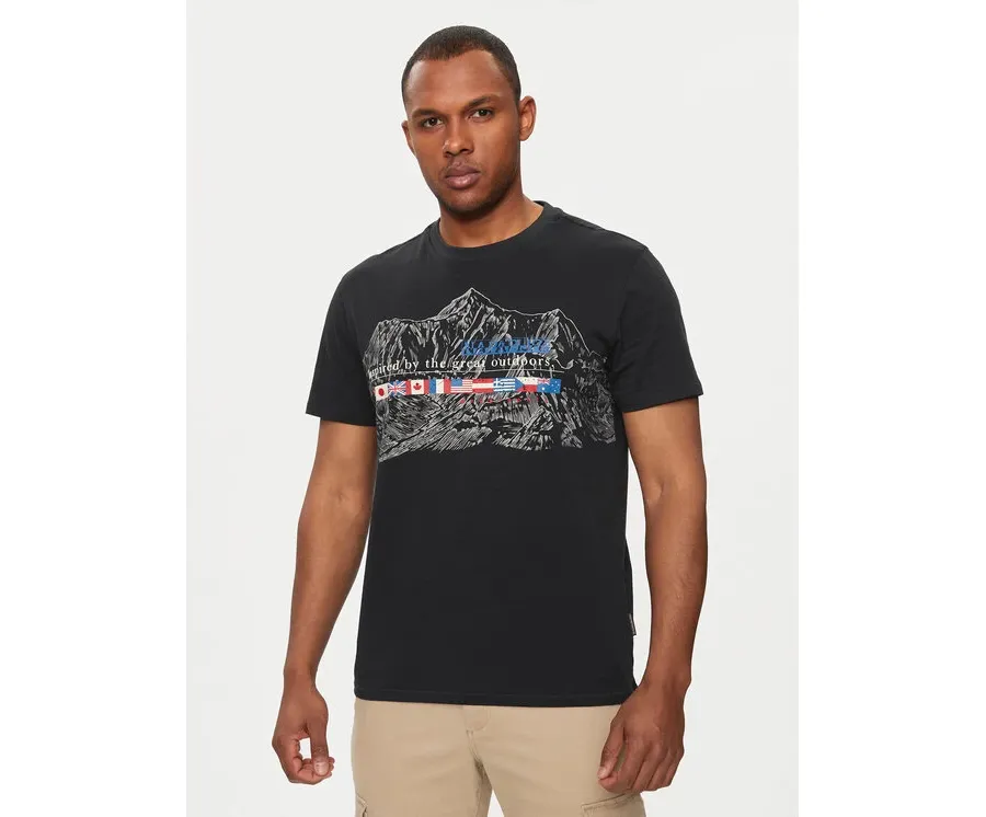 obrazek 1 Napapijri T-Shirt S-Turin NP0A4HQG Czarny Regular Fit