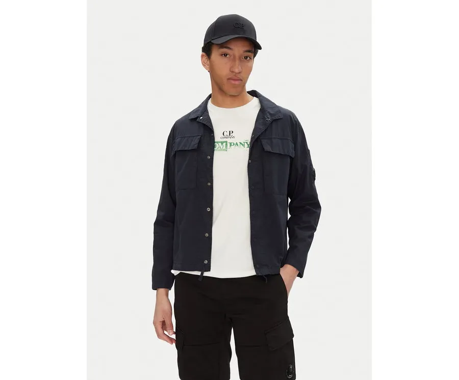 obrazek 1 C.P. Company Koszula 18CMOS237A005691G Granatowy Regular Fit