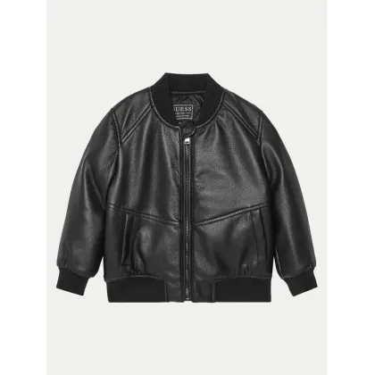 Zdjęcie Guess Kurtka z imitacji skóry N5RL08 WH2J0 Czarny Regular Fit