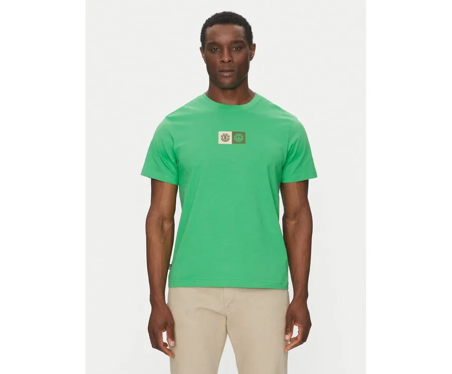 obrazek 1 Element T-Shirt ELYZT00492 Zielony Regular Fit